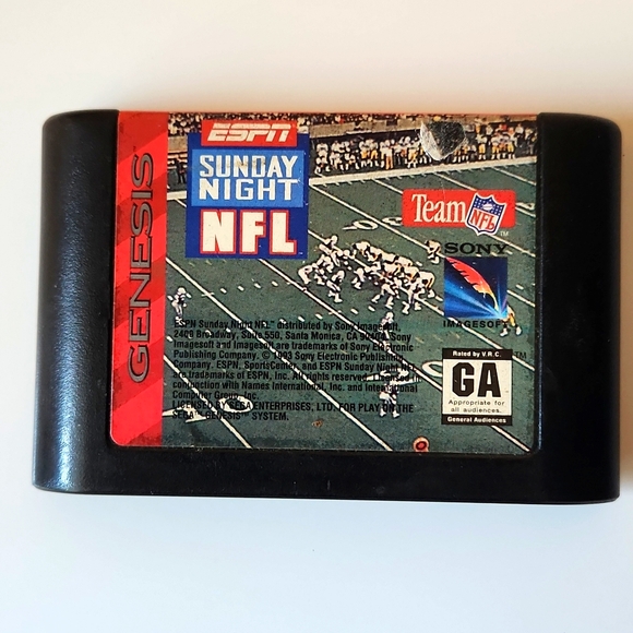 Original 1989 Sega Genesis Games Sports Bundle - Picture 7 of 14